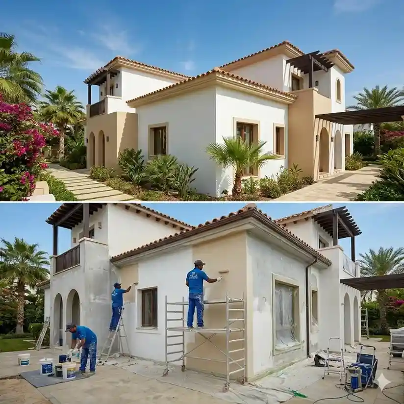 villa painting service